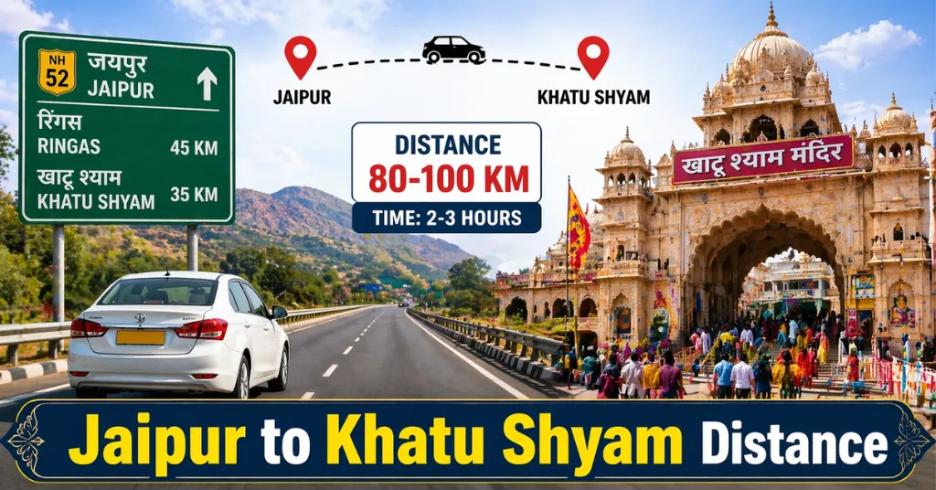 Jaipur to Khatu Shyam Distance