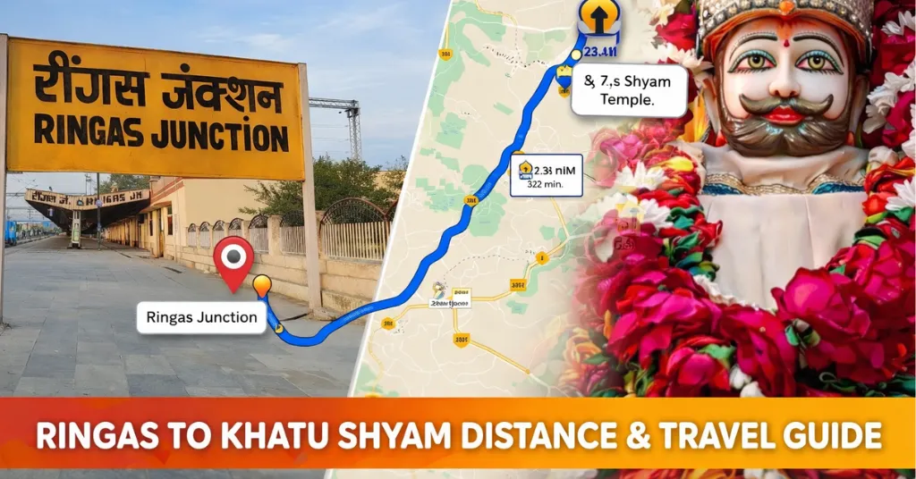 Ringas to Khatu Shyam Distance
