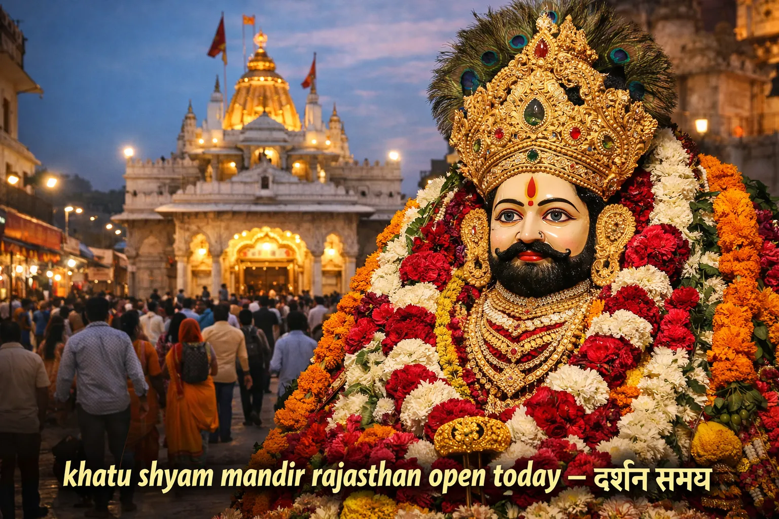 khatu shyam mandir rajasthan open today
