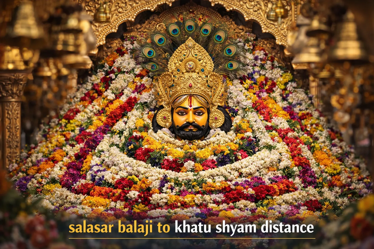 salasar balaji to khatu shyam distance​