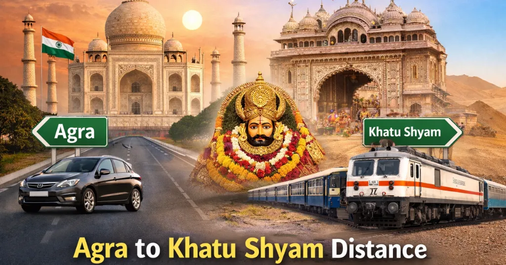 Agra to Khatu Shyam Distance