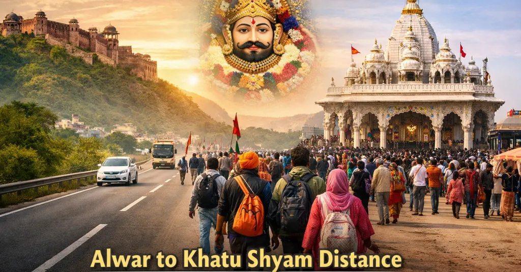 Alwar to Khatu Shyam Distance