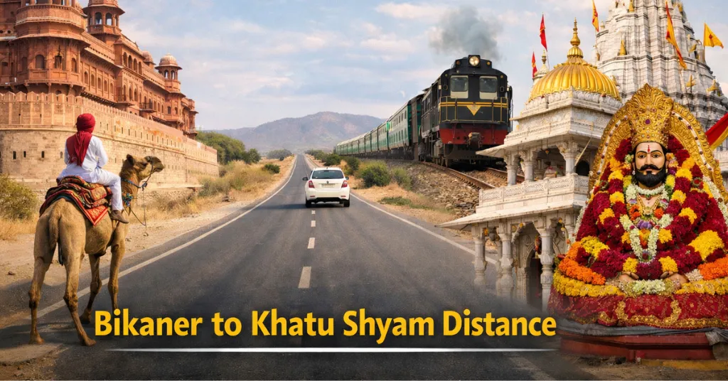 Bikaner to Khatu Shyam Distance