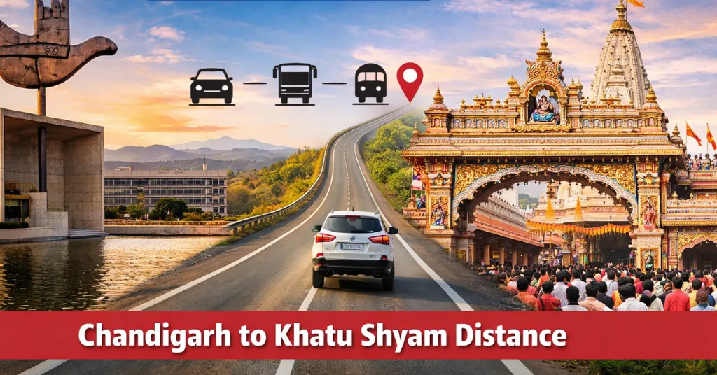 Chandigarh to Khatu Shyam Distance