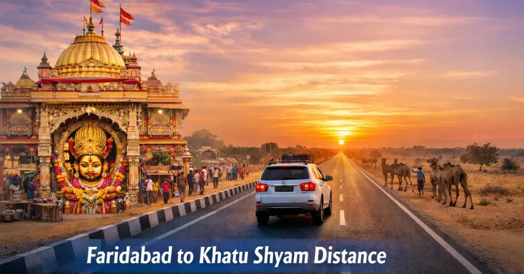 Faridabad to Khatu Shyam Distance