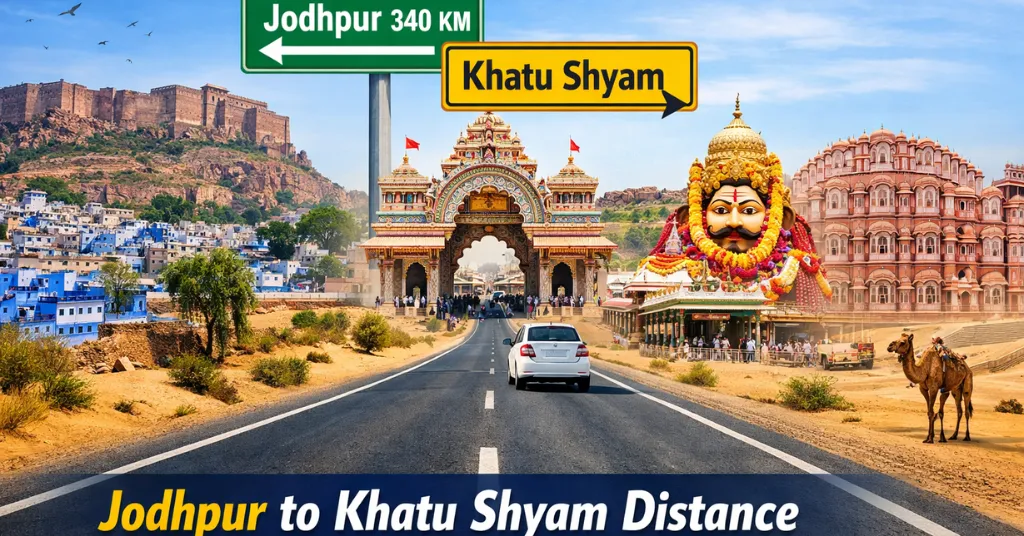 Jodhpur to Khatu Shyam Distance