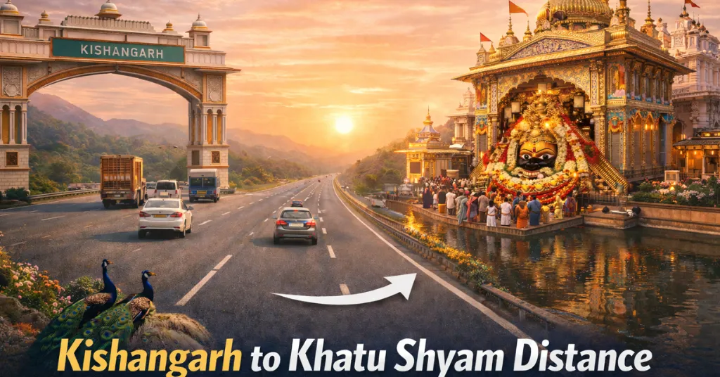 Kishangarh to Khatu Shyam Distance