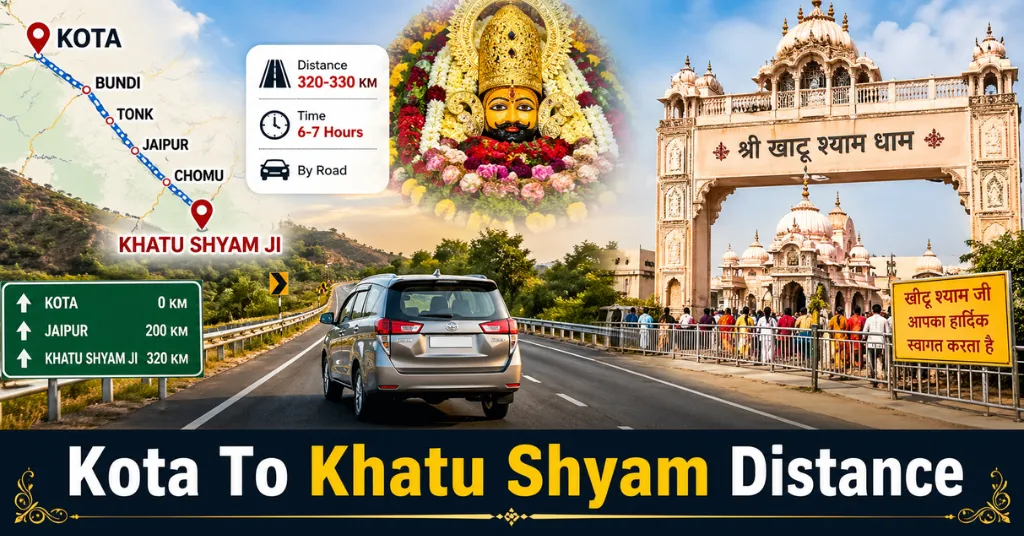 Kota To Khatu Shyam Distance