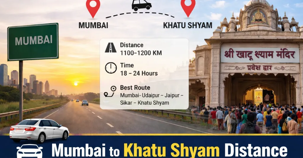 Mumbai to Khatu Shyam Distance
