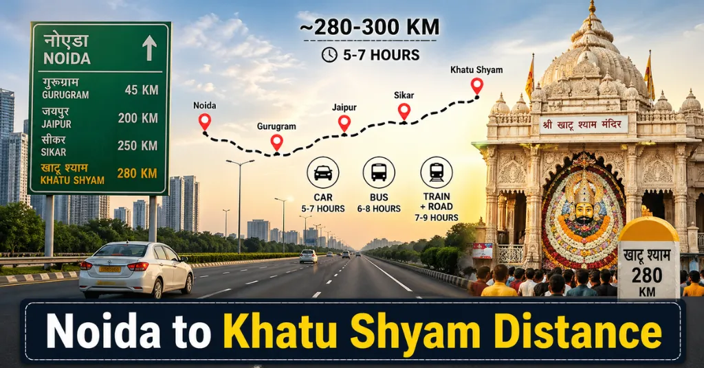 Noida to Khatu Shyam Distance