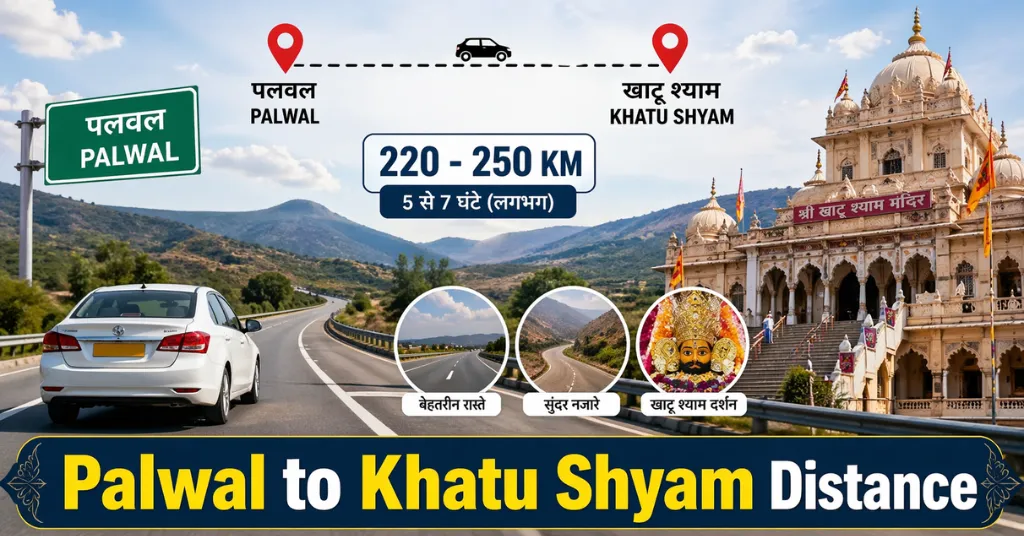 Palwal to Khatu Shyam Distance