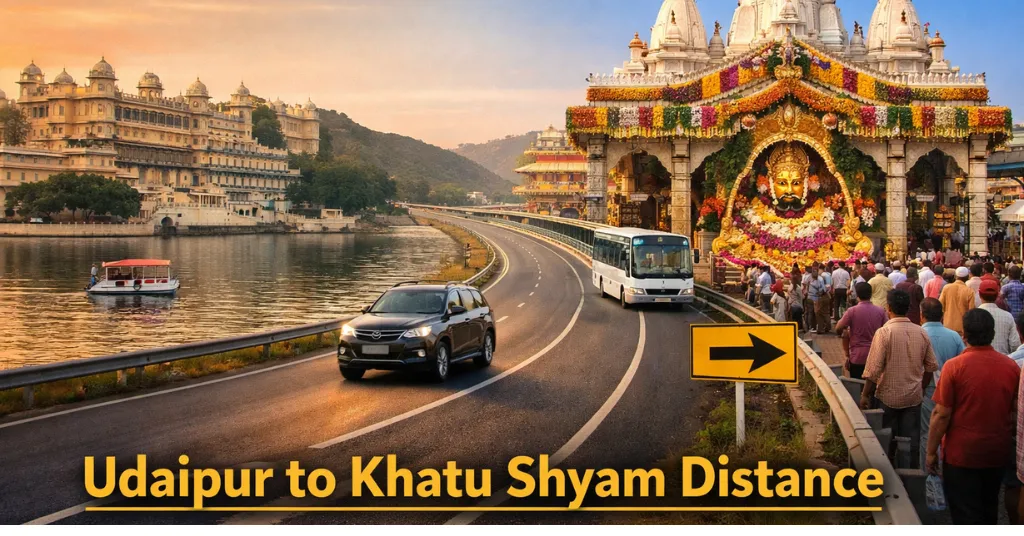 Udaipur to Khatu Shyam Distance