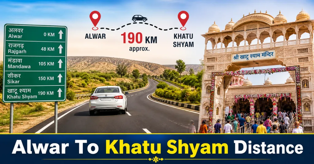 Alwar To Khatu Shyam Distance